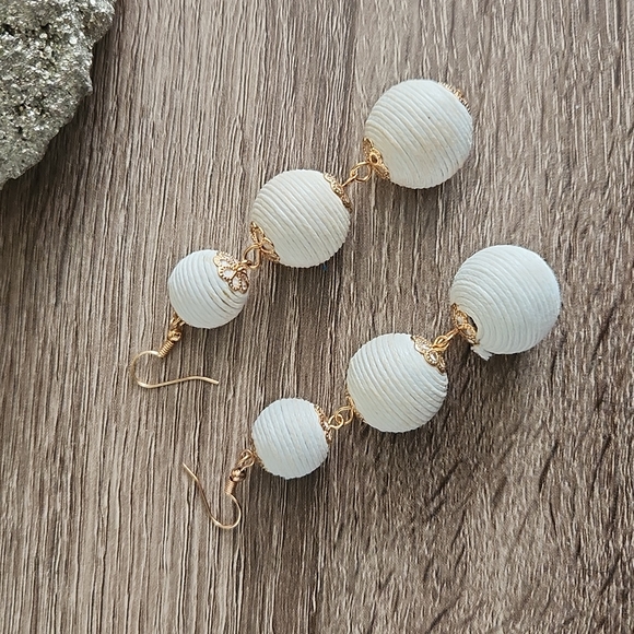 Tri Layer Boho Statement Earrings - Picture 3 of 5